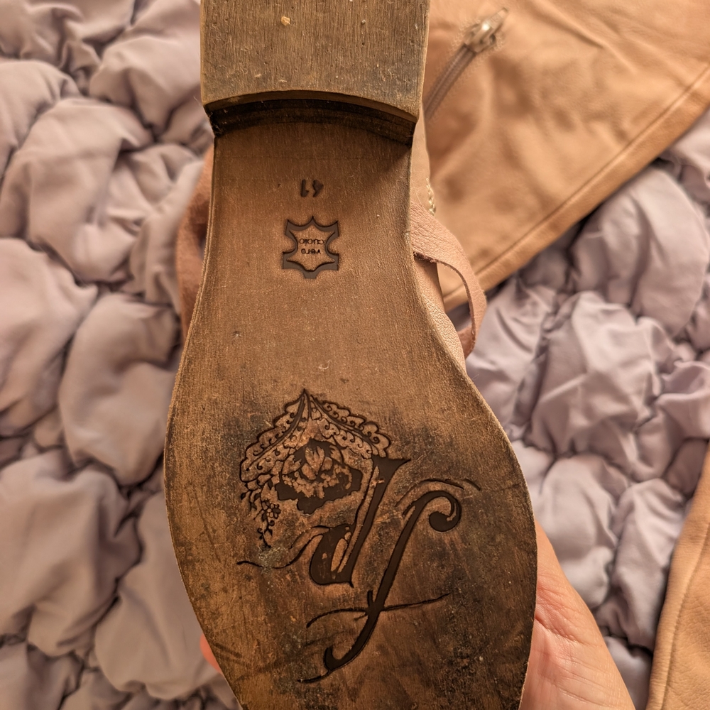 Women's Tan Knee-High Boots - Picture 5 of 10